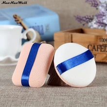 2 шт косметическая губка пудра пуховка Тональная основа косметический для лица губки мягкая пудра слойка для косметического инструмента случайный цвет