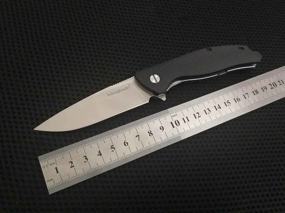 Складной мини-нож 3 от jonnyjamie Speedball, лезвие из нержавеющей стали 420, с черной FRN ручкой, карманные ножи для повседневного использования, походные ножи