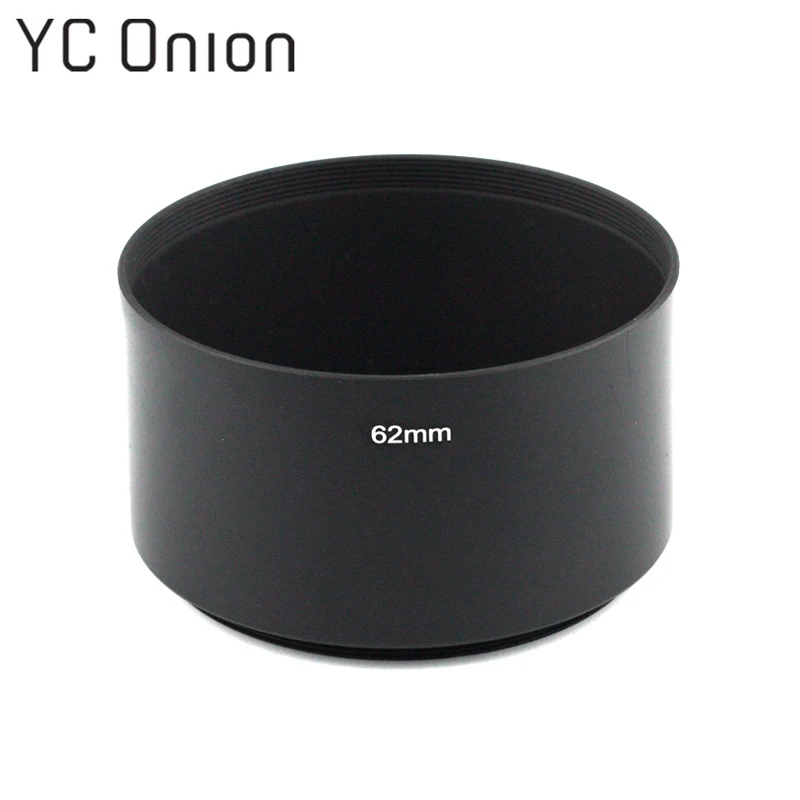 

Metal Camera Tele Lens Hood 49 52 55 58 62 67 72 77 82mm Telephoto Lens Hood Screw-In Mount For Nikon Canon