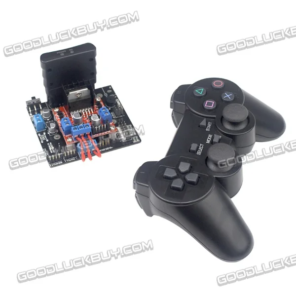 

6 Channel Servo Control Board & PS2 Controller & Receiver Handle for RC Robot DIY Platform