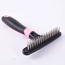 Питомца собака Короткие Длинные толстые волосы сброс шерсти линька кошка Жених грабли щетка гребень PL1