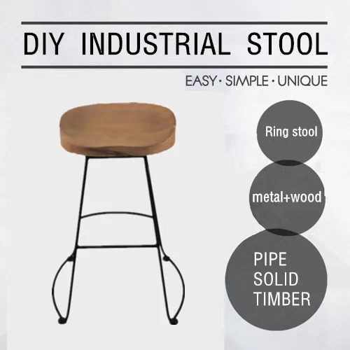 

Vintage Industrial Bar Stools American Style Furniture counter stools modern bar counter stoolwith wooden bar stools