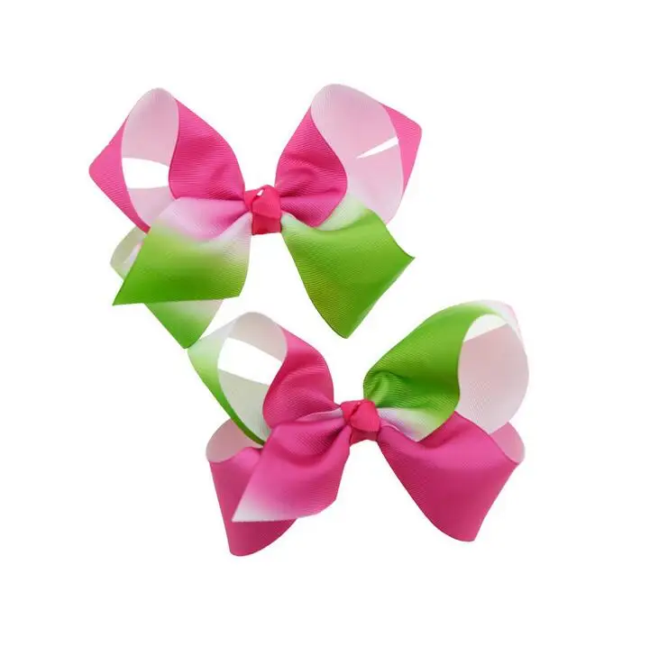 rainbow ribbon hair accessory1