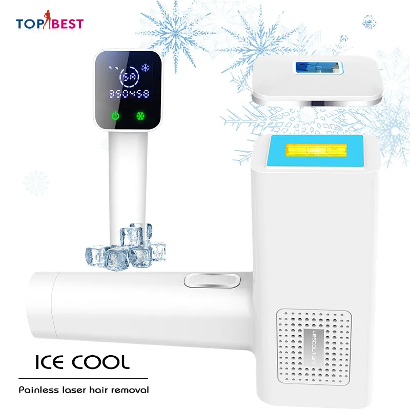 

Lescolton Epilator 100% Original 4in1 350000 Pulsed IPL Laser ICE Cool Device Permanent Hair Removal Laser Epilator