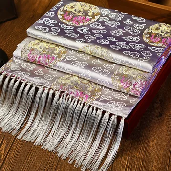 

Classic China Yunjin Scarf Traditional Nanjing Specialties Shawl New Year High Quality Gift Chinese Style Flower Scarves Wrap