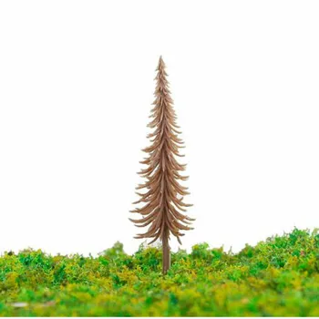 100pcs 3cm 4.3cm 5.5cm 6.5cm Pine Trees N HO Z OO Scale Architecture Railroad Scenery Landscape