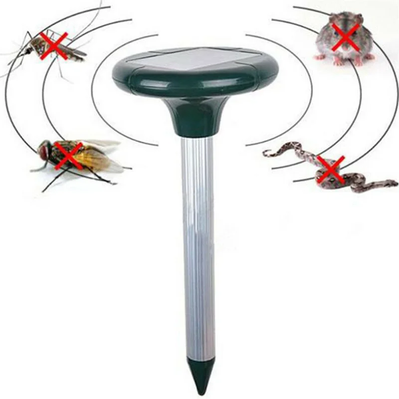 

Dog Repeller Ultrasonic Repellent Insect Repeller For Dog Cat Snake Rat Animal Circular Solar