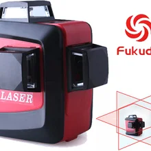 Фукуда Красные линии MW-93T 3D 12 линий лазерный уровень 360 горизонтальный вертикальный супер мощный красный лазерный луч