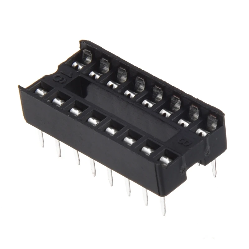 30 шт. 16 Pin 2 54 мм DIP IC Разъем Тип припоя адаптеры и 20x8 Шаг розетки адаптер|Адаптеры