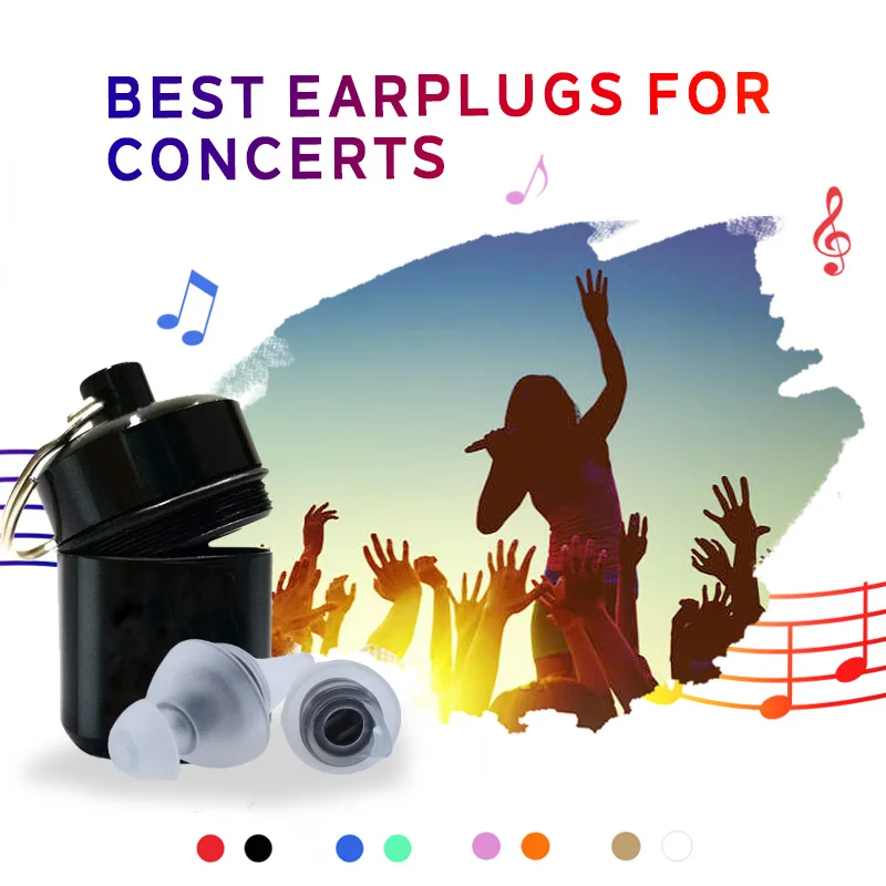 Earplugs Noise Reduction Music Earplugs Hearing Protection Reusable