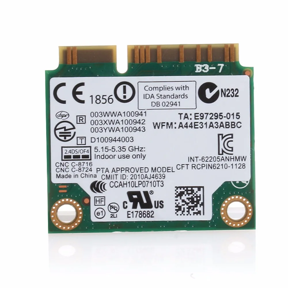 Новая Intel Двухдиапазонная Беспроводная-AC wifi карта для lenovo Thinkpad X230 T430 60Y3253