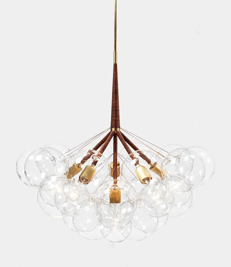 

Creative Bubble LED Pendant Light Clear Glass Lampshade Suspension New for Living Room Dinning Room Bedroom Pendant Lights B041