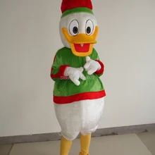 Рождество «Дональд Дак» персонаж в полный рост костюм на Хэллоуин и Рождество маскарадный костюм для Хэллоуин вечерние события