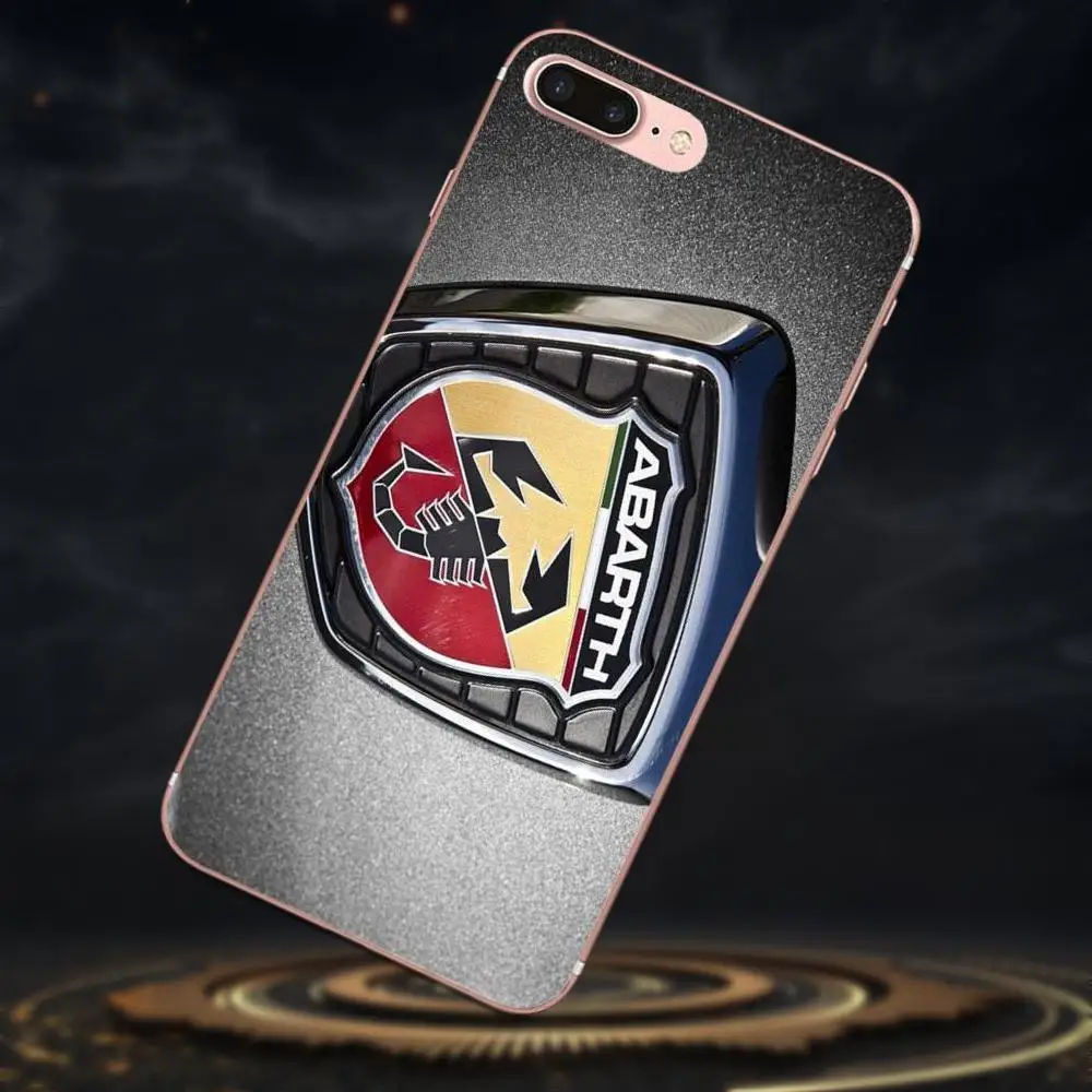 Мягкие чехлы для мобильных телефонов 2019 автомобильный логотип Abarth Huawei Mate 7 8 9 10 P7 P8