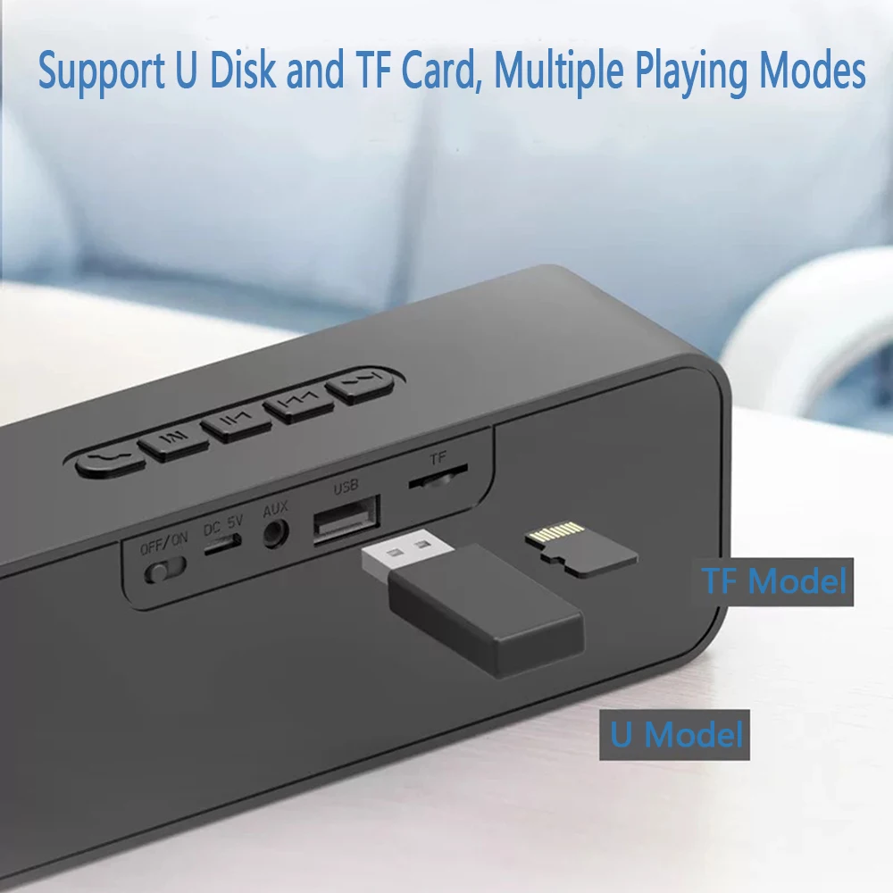 Bluetooth Колонка S11 компактная портативная с поддержкой TF AUX USB FM радио|Портативные
