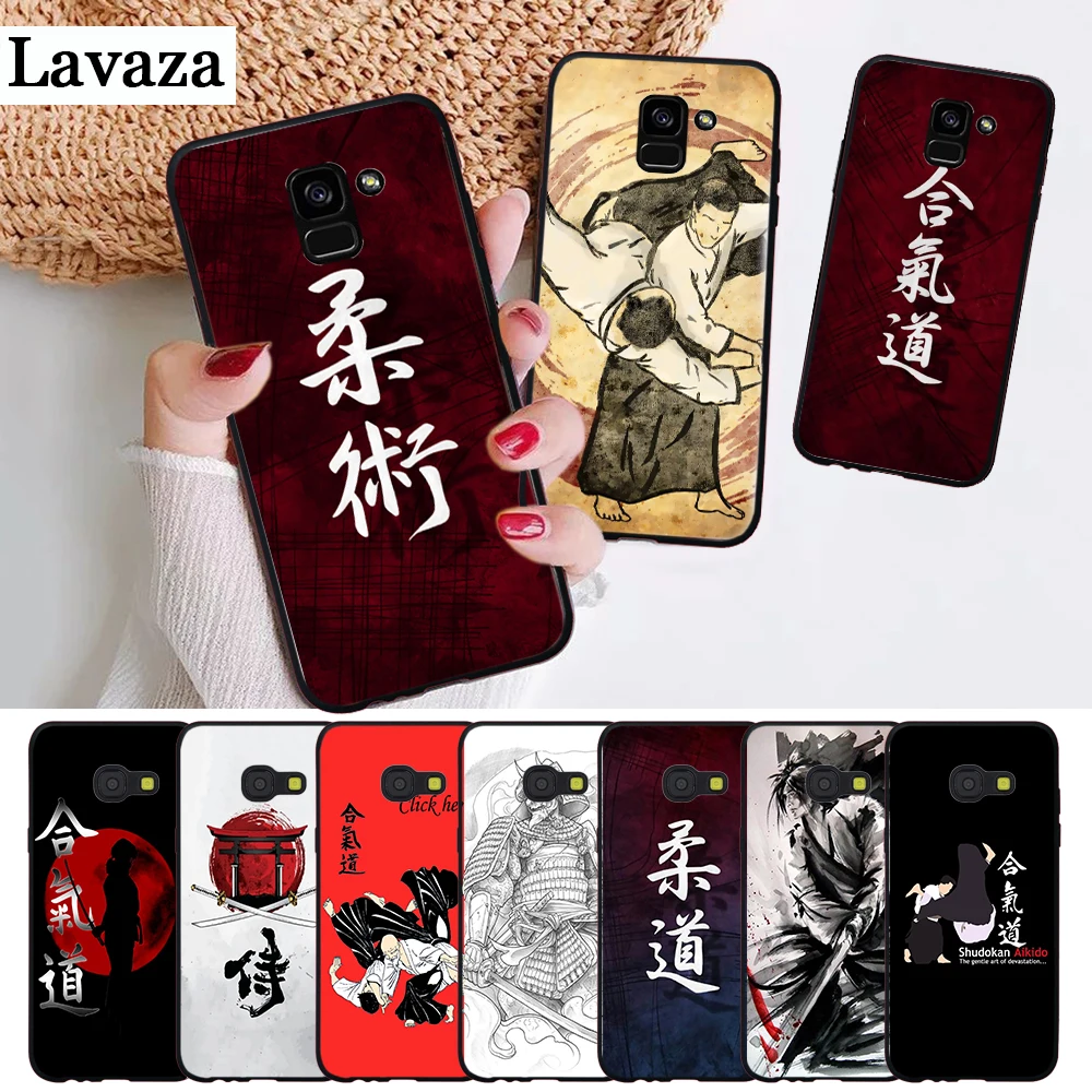 

Lavaza Japan aikido Judo Silicone Case for Samsung A3 A5 2016 2017 A6 Plus 2018 A7 A8 A9 A10 A30 A40 A50 A70 J6