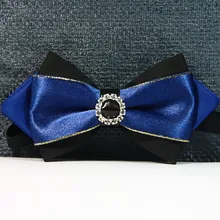 Мода Новые повседневные мужские женские эксклюзивные роскошные дизайнерские мужские платья с двойными бриллиантами вечерние галстук-бабочка жениха