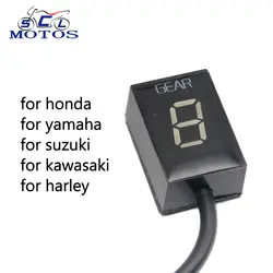 Sclmotos-1-6 уровень Шестерни индикатор ЭБУ Вилка Крепление Скорость Шестерни Дисплей индикатор, пригодный для Honda Для Kawasaki для Suzuki для Yamaha