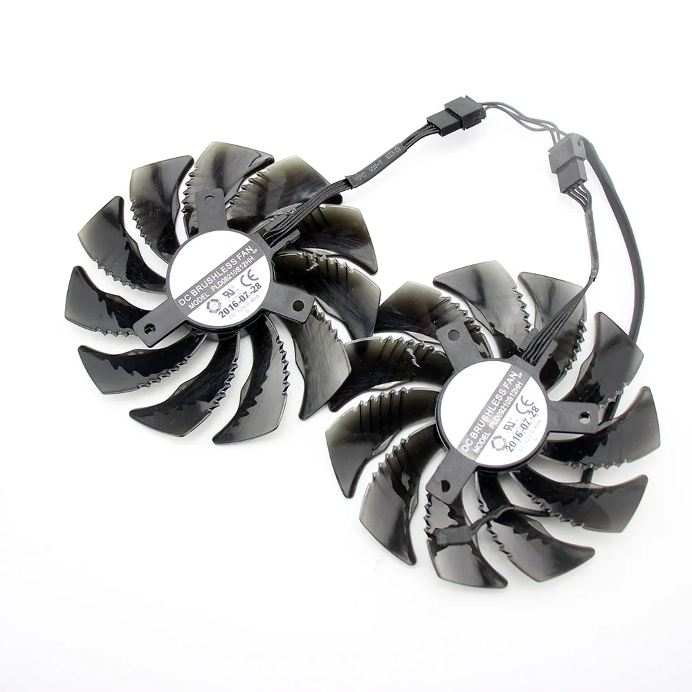 88MM PLD09210S12HH 4Pin Cooling Fan For GIGABYTE GTX 1050 1060 1070 Ti GV-RX570 580 For AORUS RX 470 480 R9 380X Fan