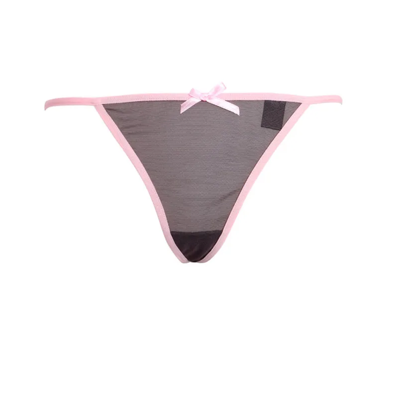 

3Pcs/Pack Women Panty Mesh Transparent Invisible Sexy Thong Pink Panties Plus Size Size S M L XL 2XL 3XL 4XL 5XL 6XL NO.TH02