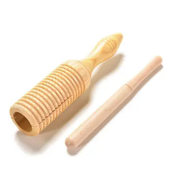 

NEW Wooden Crow Sounder Musical Toy Percussion Music Instrument Wood Toys Sound Tube Kid Children Gifts Wholesale