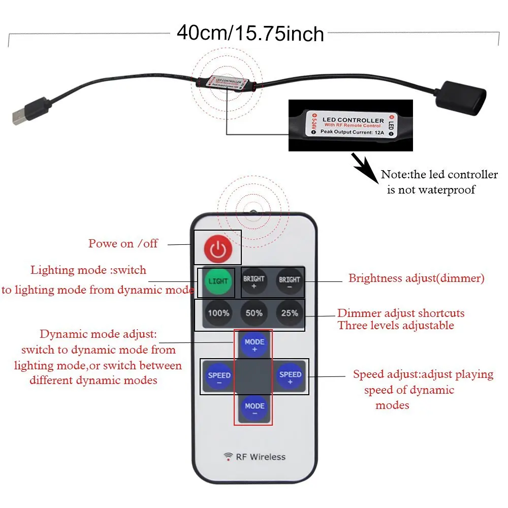 DC 5 в 5 м 10 м USB зарядное устройство светодиодный светильник с питанием от USB RGB медная проволочная лента праздничное освещение гирлянда наружная Фея Рождественская елка