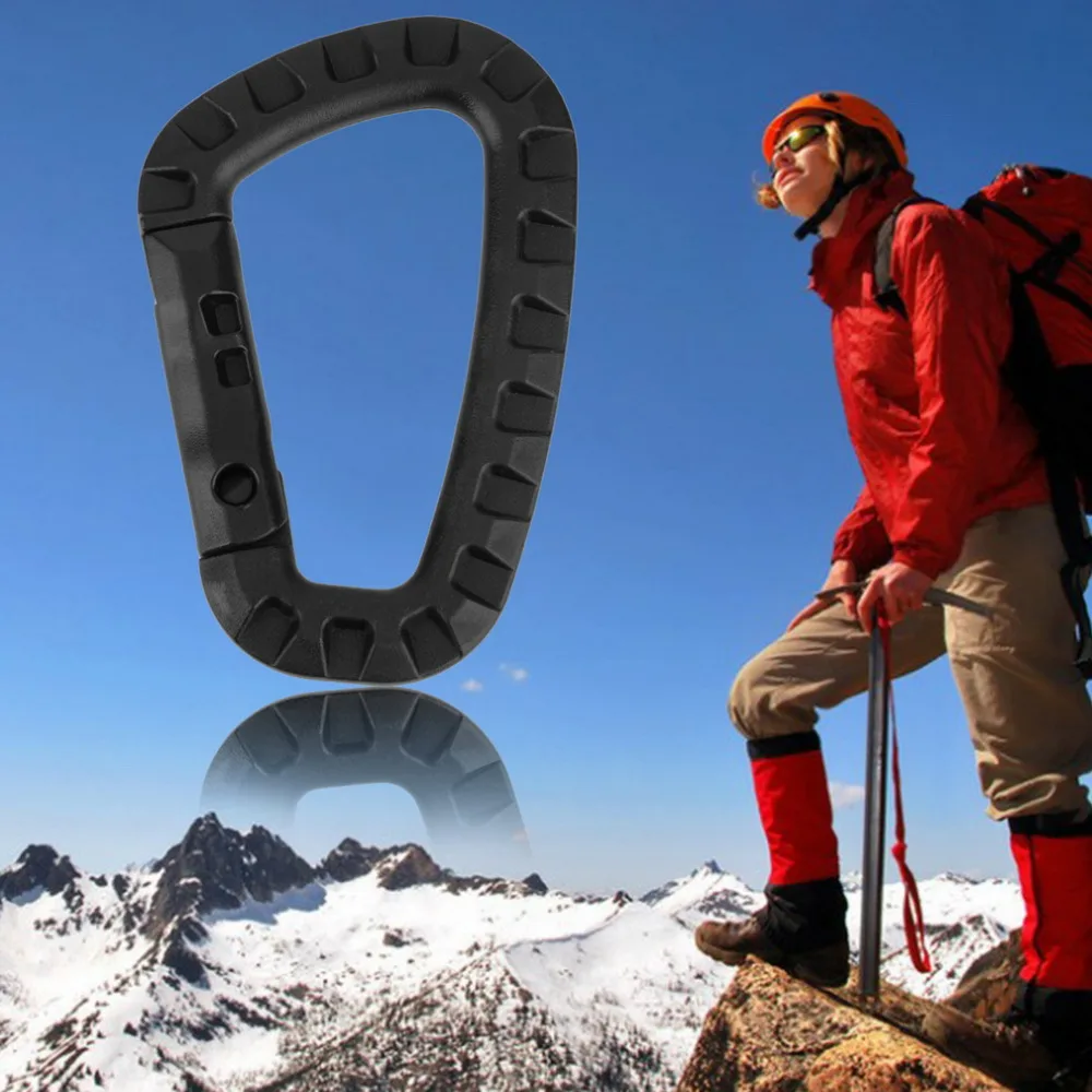 Aliexpress.com : Buy D Shape 200LB Mountaineering Buckle Snap Clip ...