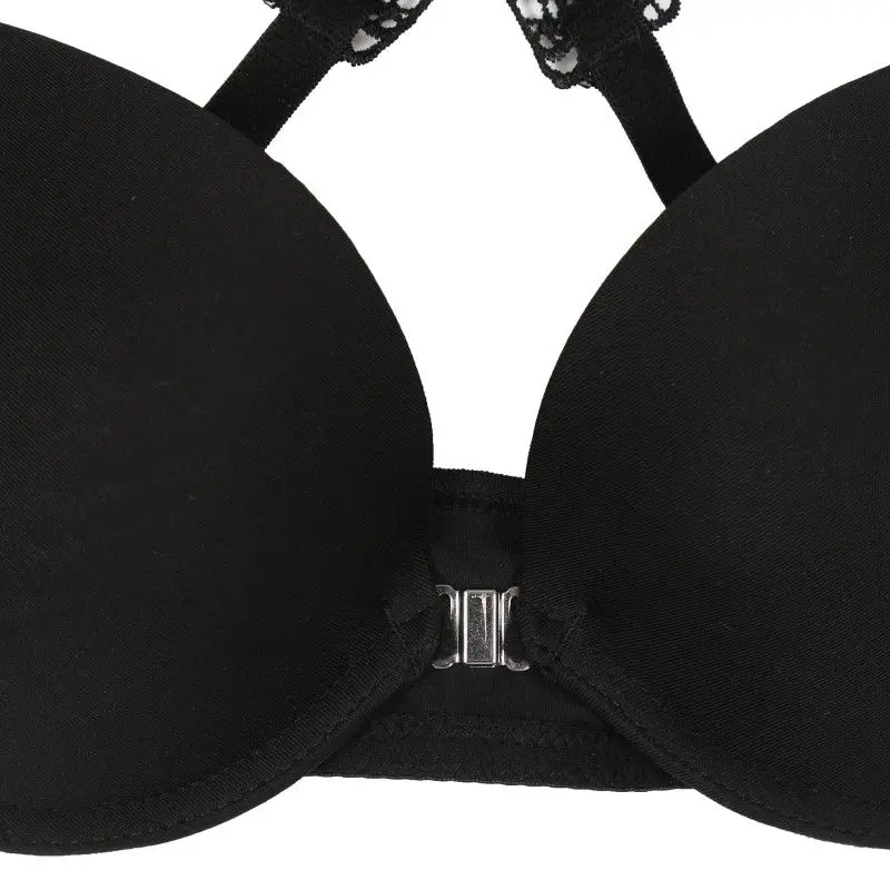 *Sexy Elegant Bra Set Women Underwear Lady Racer Back Push Up Bra Lacy Brief set lingerie set*