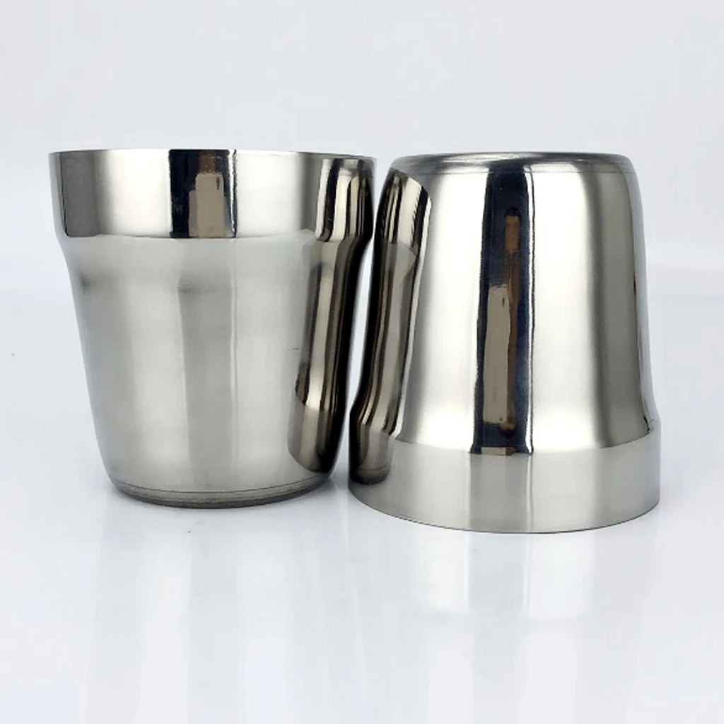 MagiDeal Stainless Steel Pint Cups Water Tumbler Cup Great for Kid Toddler Baby Sanitary Double Wall Mini Travel Cup Drinkware