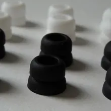 DHL. 600 пар(1200 шт.). Двойной слой sennhei Ser вкладышей. Размеры S, M, L размер. Два слоя подушечку. Черный, белый, прозрачный цвет