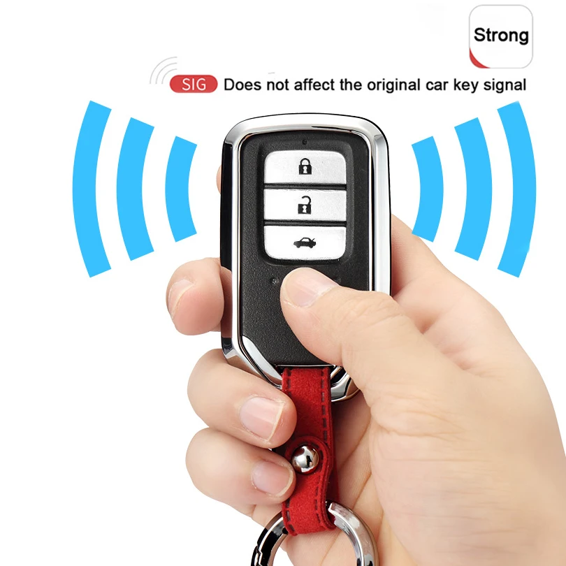 Чехлы для автоключей для Honda Spirior Civic ACCORD jade Remote 2 или 3 кнопки из натуральной кожи чехол для ключей брелок держатель корпуса