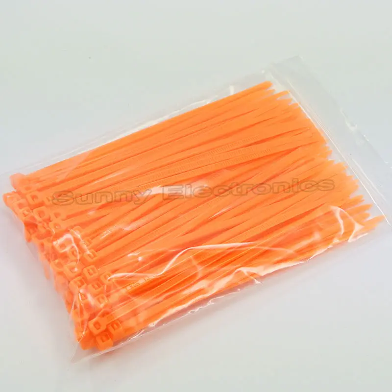 100 шт красочные пластиковые кабельные стяжки ремешок 100 мм X 2 мм " на молнии кабельные стяжки провода Кабельные петли стяжки