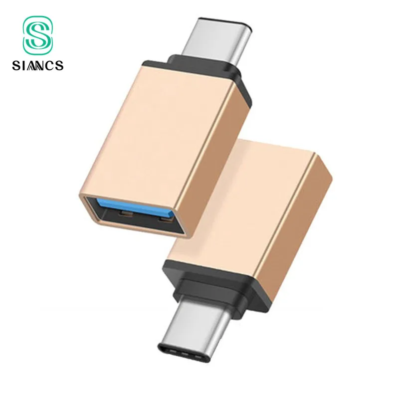 SIANCS USB 3,0 type C OTG Кабель-адаптер для huawei Xiaomi 5 4C Macbook Nexus 6p type-C USB-C OTG конвертер для всех телефонов type-c
