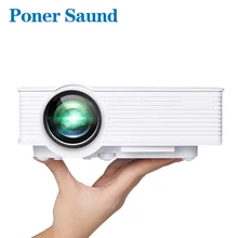 Poner Saund GP9 Mini Projector Wired Sync Display for Home Theater without WIFI More Practical HDMI