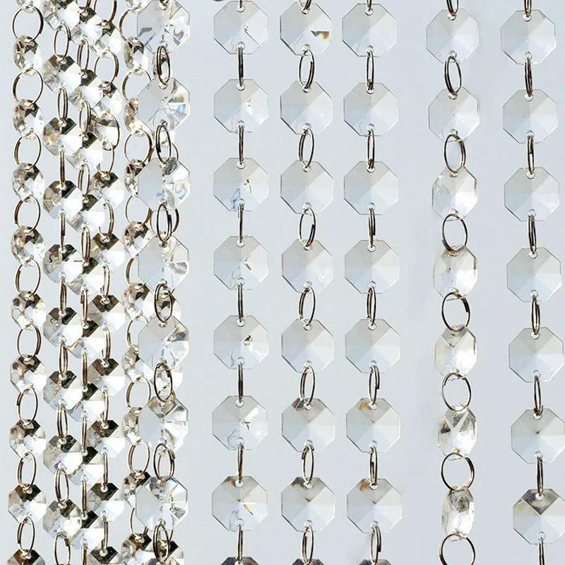 3,3 футов Висячие Кристальные бусины прозрачные акриловые бусины подвески-гирлянды для люстры Свадебные украшения