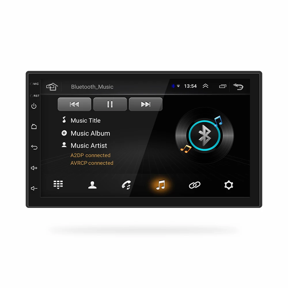 2 Din Car Radio Android 8,0 Universal navegación GPS Bluetooth pantalla táctil Wifi coche estéreo de Audio USB FM coche Multimedia MP5