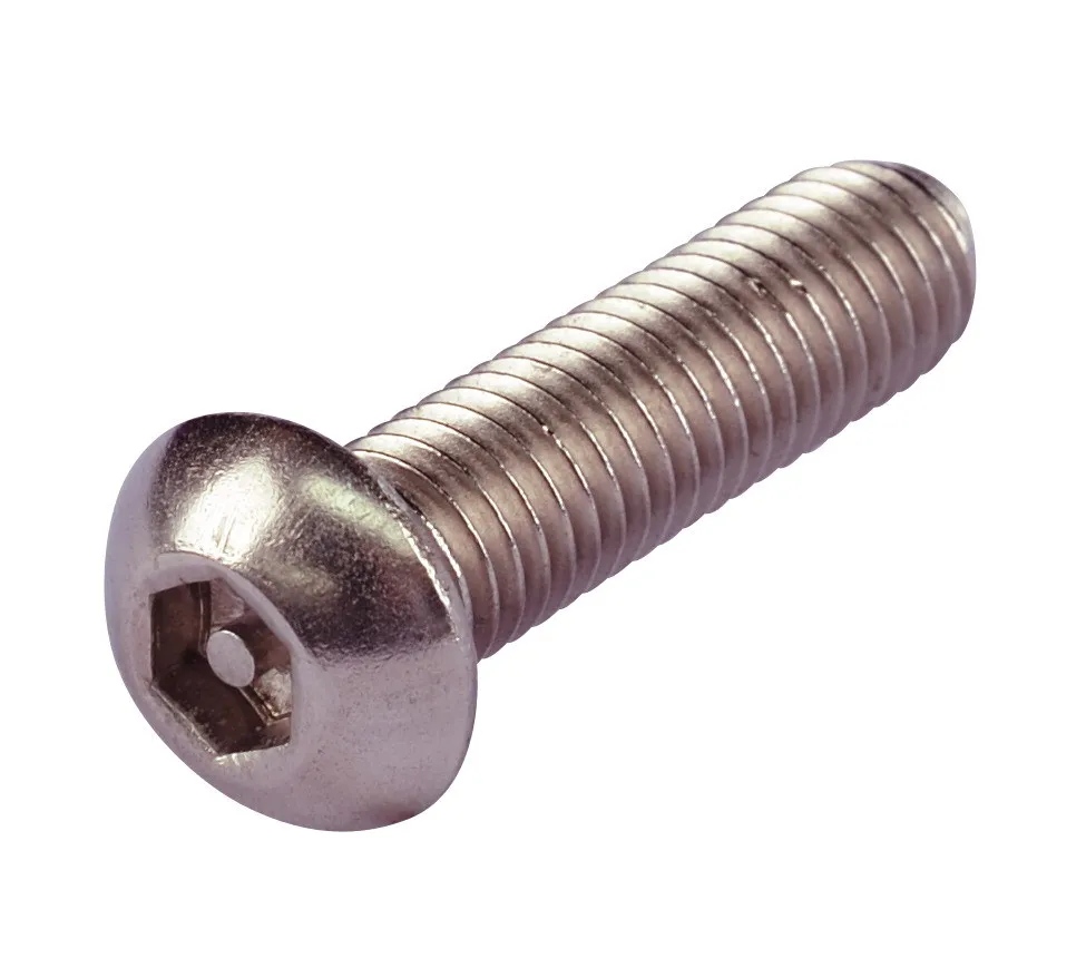 Tornillo Cabeza De Boton Acero Tornillos Cabeza Botón M12x30mm - Grado 10.9, Acero Zinc (20 Unidades) Tipos De Tornillos Allen