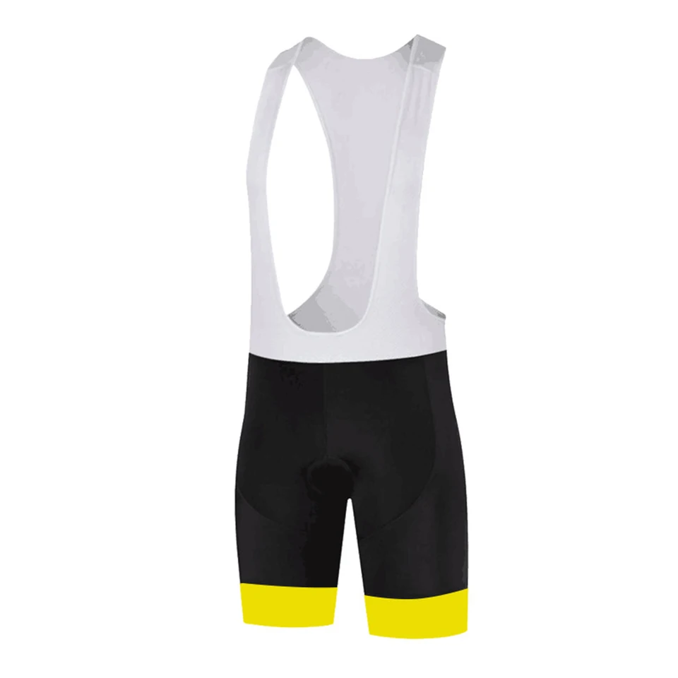 Летние байкерские шорты, женские неоновые шорты на лямках, обтягивающие шорты для фитнеса, велоспорта, одежда для шоссейного велосипеда - Цвет: Цвет: желтый