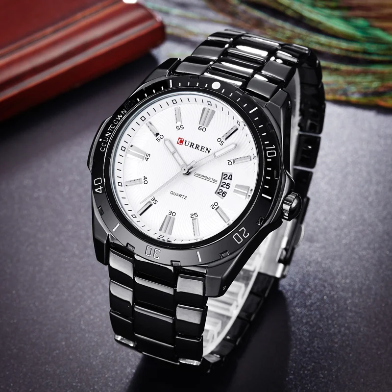 Relojes Hombre 2018 CURREN Мужские часы Лидирующий бренд Роскошные наручные кварцевые Relogio