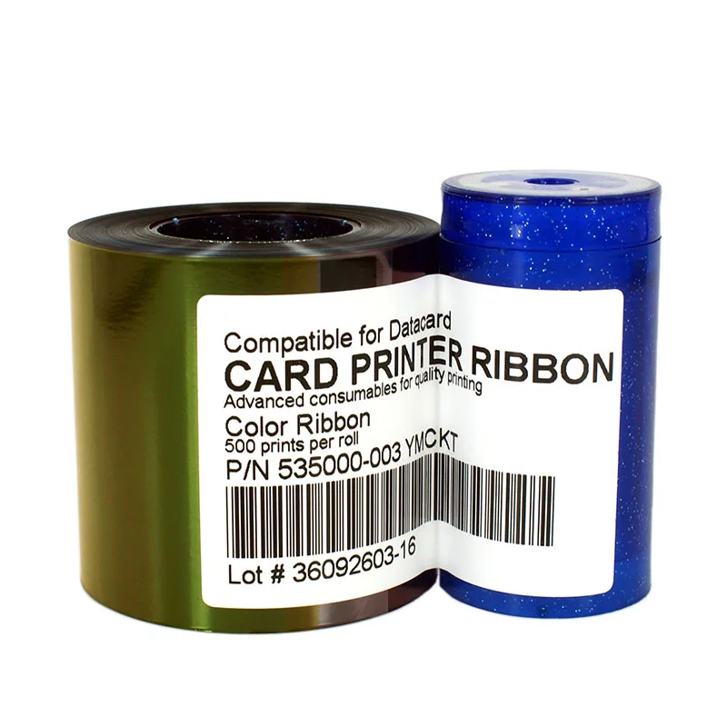 535000-003 Color Ribbon For Datacard CP CD Series Printer YMCKT 500-Prints LOT