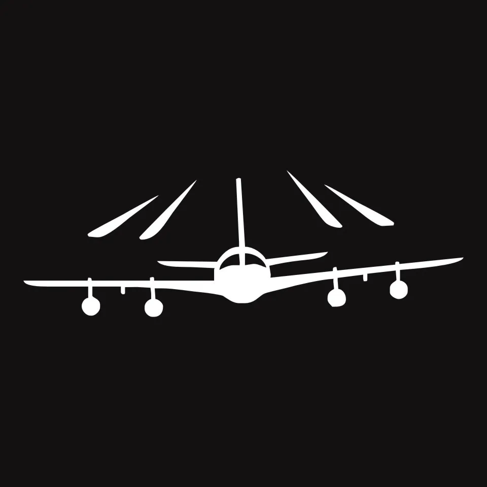 Cunymagos Airplane Fly Plane Fashion Decor Stickers Decals Car Styling Creative Fashion Car Window Wall Door Stickers 16.45 (4)