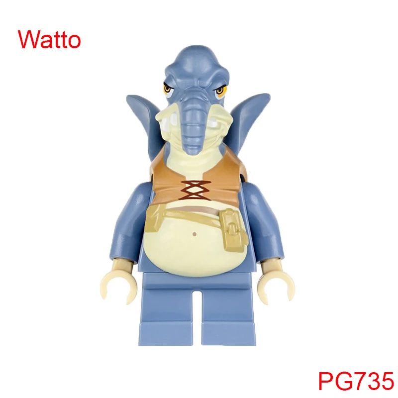 

Pg735 Toydarian Watto Legoingly Building Blocks Star Wars The Complete Saga 7962 Anakin'S And Sebulba'S Podracers Set Brick Toys