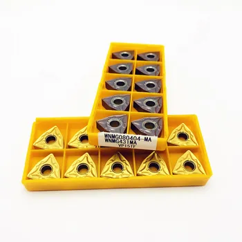 

Carbide insert WNMG080404 MA VP15TF / UE6020 / US735 metal turning tool tungsten carbide WNMG 080404 indexable cutting tools