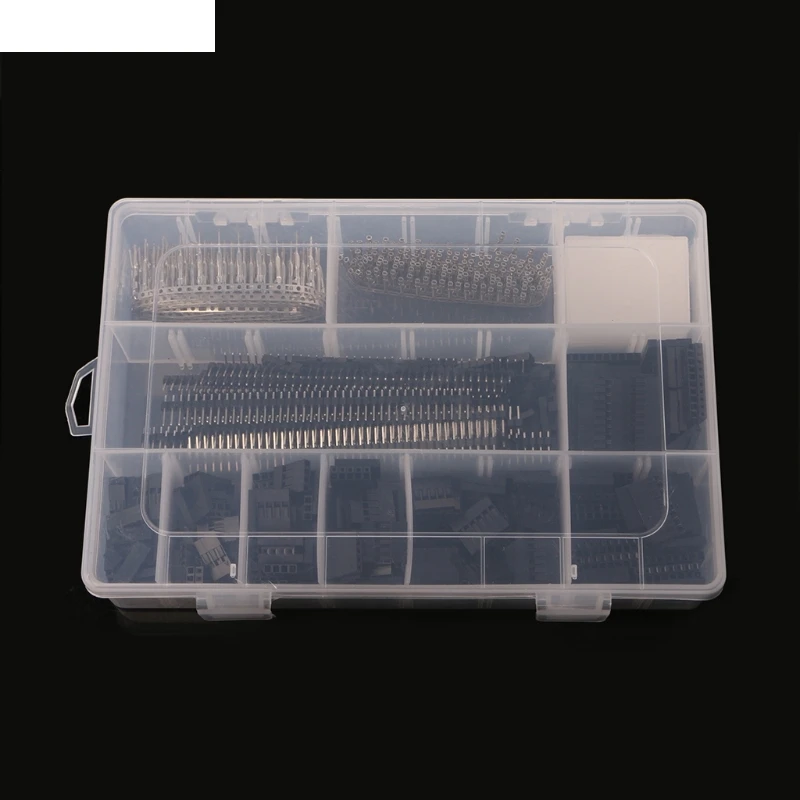 

1450 Pcs 2.54mm Dupont Connector Kit PCB Headers Male Female Pins Electronics