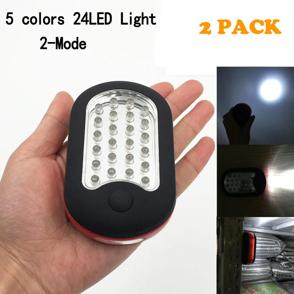 

2PCS LED lanterna Camping Work Outdoor Light Tent Night Lamp Hanging Hook Magnetic Lantern lanterna led flashlight linterna led