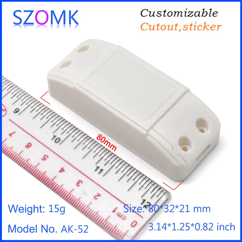szomk LED plastic box for electronic components pcb design plastic enclosures for electronics plastic case (8)