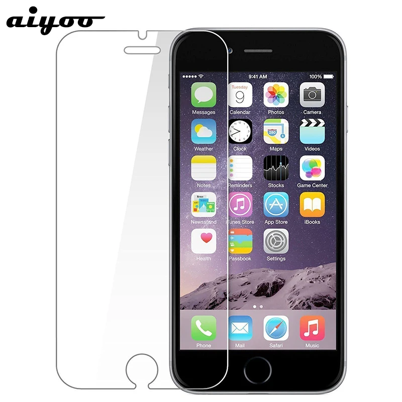Goede 9 H Gehard Glas voor iPhone 7 6 6 s 8 Plus Screen Protector Glas voor iPhone 6 5 s SE 4 s Beschermende Glas voor iPhone X XR XS Max