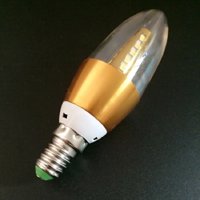 

E14LED white light bulb Small screw LED energy saving 5W tip bulb Candle Lamp Filament Light Candelabra Ro HS CE certification