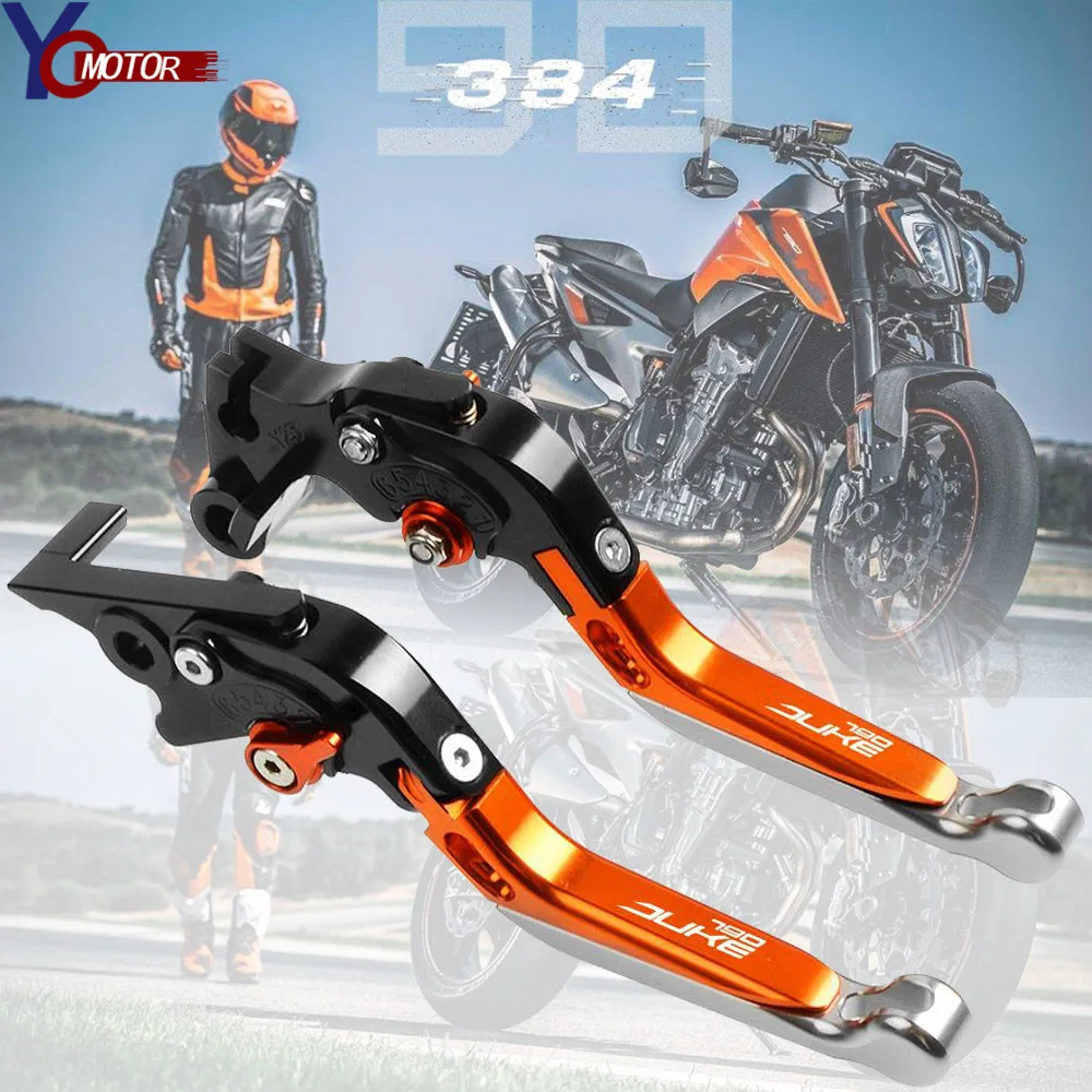

Motorcycle Accessories Folding lever Extendable CNC Adjustable Clutch Brake Levers FOR 790 DUKE 790 DUKE790 790DUKE 2018 2019