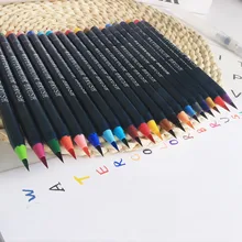 20 шт./компл. мягкой щеткой каллиграфия пера акварель Marker щетка Книги по искусству маркер C Книги по искусству Ун Дизайн эскиз Manga графический Рисунок кисть